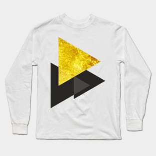 Metal triangle abstract - Metal sign - The Five Elements Abstract  Symbol Long Sleeve T-Shirt